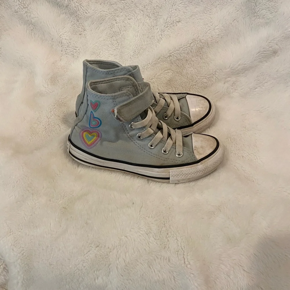 Converse Kids High-Top Sneakers - Light Gray